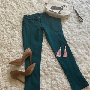Like New Dark Teal Skinny Jeggings